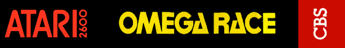 Omega Race logo for Atari 2600